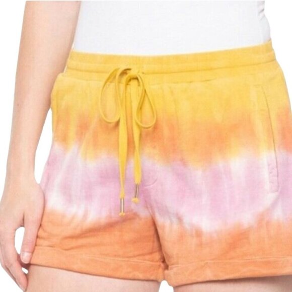 Young Fabulous & Broke NWT Parker Tie Dye Drawstring Shorts Size L - Picture 1 of 9